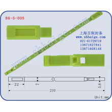 selo de plástico BG-S-005 para selo de plástico de caminhões